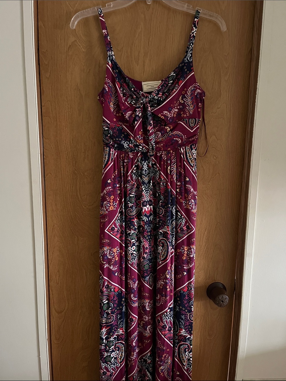 Boho paisley and floral maxi dress new